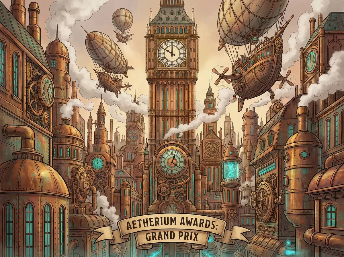 每日大赛 参赛作品 - 蒸汽纪元插画作品